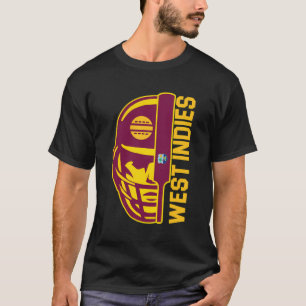 T-shirt Cricket West Indies Fan Casque et conception de ch