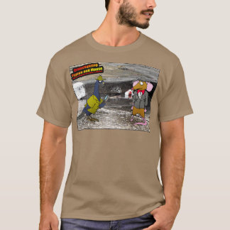 T-shirt Crime Combattre le pigeon et la souris
