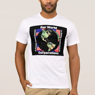 T-shirt Crime d'entreprise et pseudo gouvernement