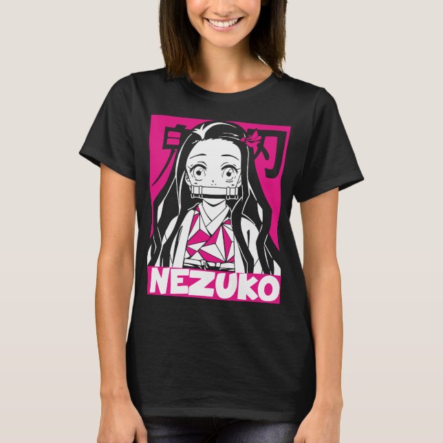 T-shirt Crimson Demon Charmer : Inspiré par Nezuko Anime (Devant)