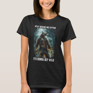 T-shirt Cringy Werewolf Kitten Wolf Mème Cringe Alpha