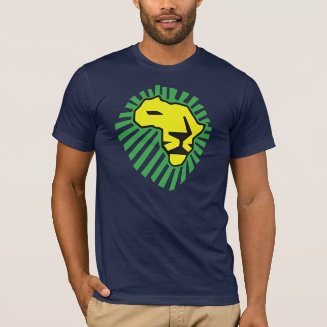 T-shirt Crinière jaune de vert de lion cette fois pour la (Devant)