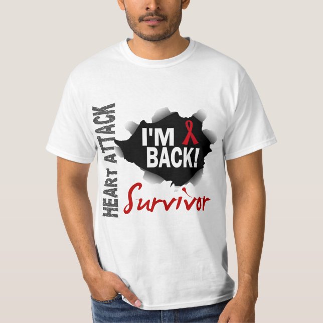 T-shirt Crise cardiaque du survivant 7 (Devant)
