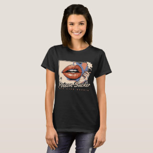 T-shirt Crise de milieu de vie Suceur de poison Art pop ré