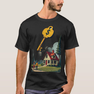 T-shirt Crise du Logement Rêve Immobilier Maison Abordabil