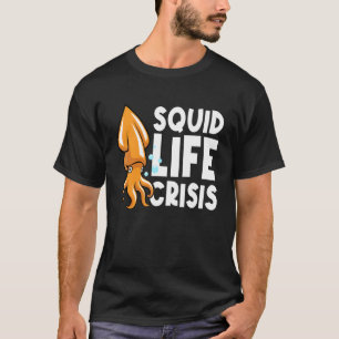 T-shirt Crise existentielle du calmar Pieuvre Seiche C