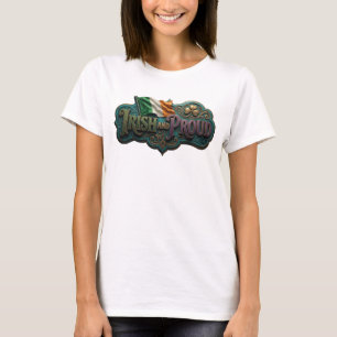 T-shirt Crisp Purple IRISH AND PROUD Art Porter