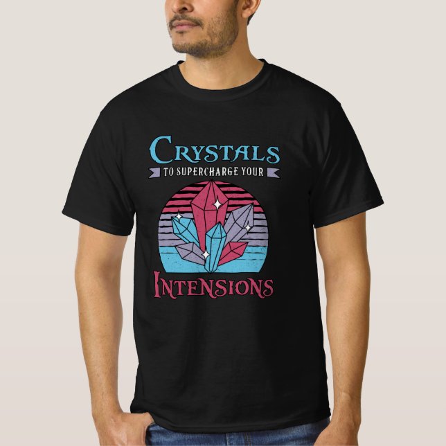 T-shirt Cristaux de guérison de cristal pour surcharger Ch (Devant)