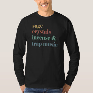 T-shirt Cristaux de l'image Encens et piège musique filles