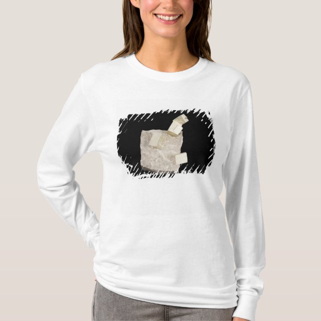 T-shirt Cristaux de pyrite en schiste (Devant)