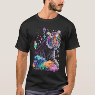 T-shirt Cristaux de tigre ésotérique jolie illustration 1