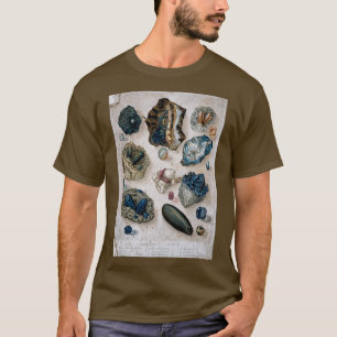 T-shirt Cristaux scientifiques géologiques antiques Gemsto