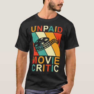 T-shirt Critique de film de cinéma non rémunéré