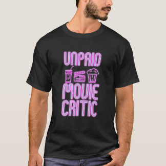 T-shirt Critique De Film Non Payé Pour Les Buffs De Film D