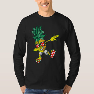 T-shirt Croatie qui fait le dab avec un ananas Équipe de f