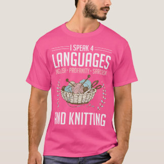 T-shirt Crochet Amateurs Knitters Crochet I Speed 4 Langue