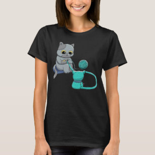 T-shirt Crochet Chat Noir Parce Que Le Meurtre Est Mauvais