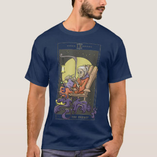 T-shirt Crochet de la carte Tarot Hermite de couture trico
