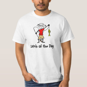 T-shirt Crochet du jour - pêche