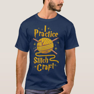 T-shirt Crochet Funny Crocheting Je Pratique L'Artisanat À