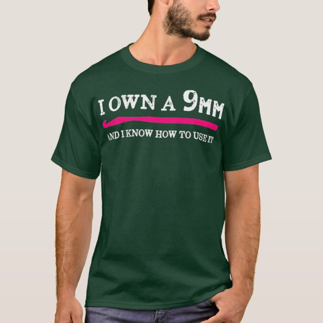 T-shirt Crochet I possède un Crochet de 9 mm (Devant)