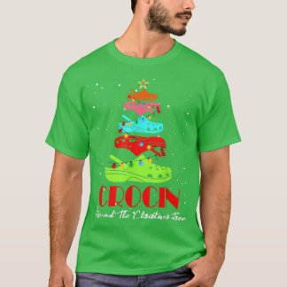 T-shirt Crocine autour de l'arbre de Noël 201