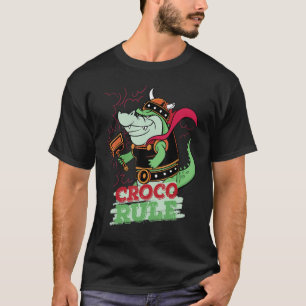 T-shirt Croco Rule Crocodile animal sauvage