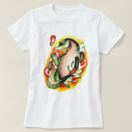 T-shirt Crocodile aquarelle