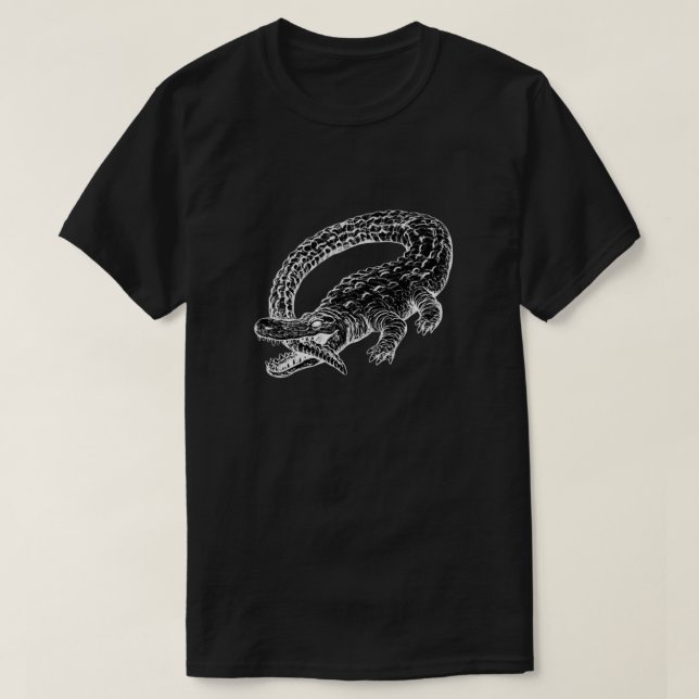 T-shirt Crocodile Catfish et les embouteillages - Le tour  (Design devant)