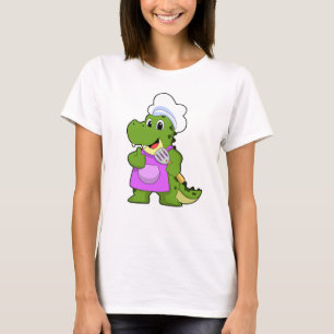 T-shirt Crocodile comme faire cuire avec de la spatule