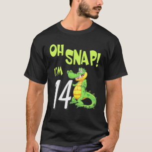 T-shirt Crocodile Danser Heureux Mon Anniversaire Oh Snap