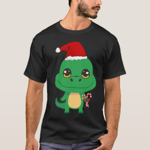 T-shirt Crocodile de Noël mignon