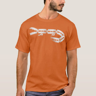 T-shirt crocodile de rasoir