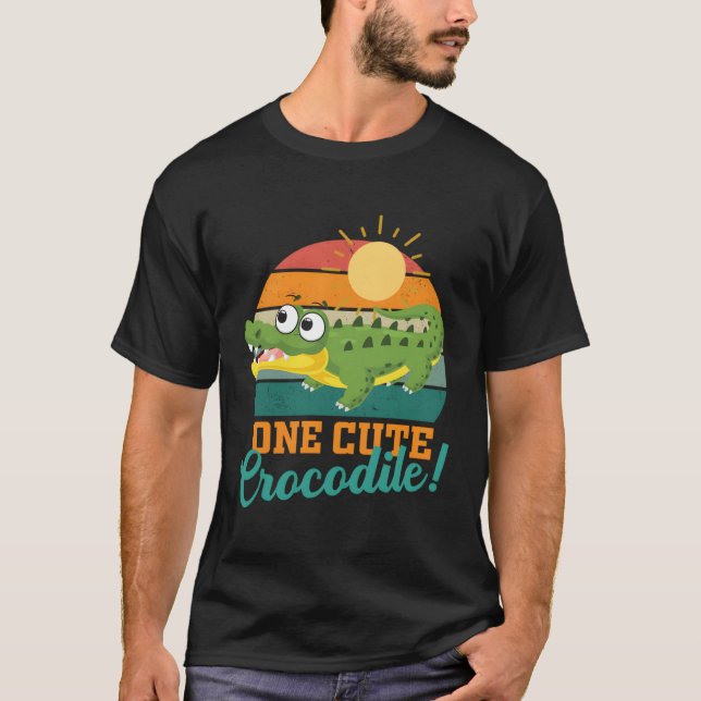 T-shirt Crocodile des enfants Crocodiles (Devant)