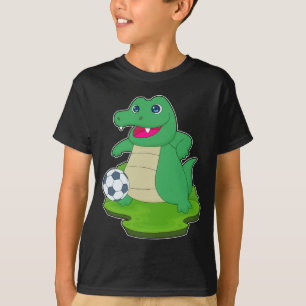 T-shirt Crocodile joueur de football Soccer
