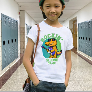 T-shirt Crocodile Musical Retour À L'École Niveau Customis