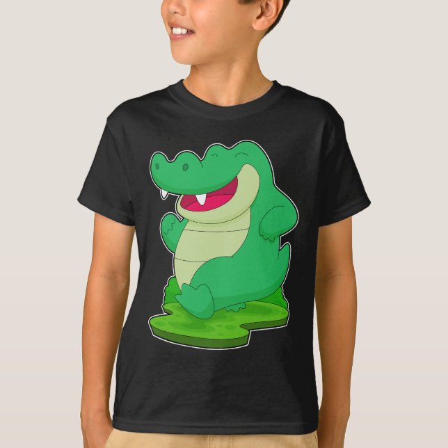 T-shirt Crocodile Runner Sports (Devant)