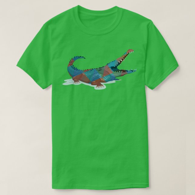 T-shirt Crocodile vintage (Design devant)
