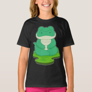 T-shirt Crocodile Yoga Fitness Gymnastique