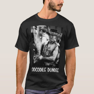 T-shirt Crocodiles rétro Oeuvres d'art Dundees Love Americ