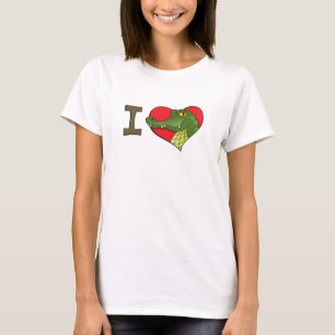 T-shirt Crocs du coeur I