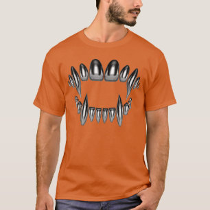 T-shirt Crocs Horreur Gothique Grill Bling Rétroéthique Va