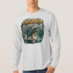 T-shirt Croctopus Illustration Combo Créature Drôle