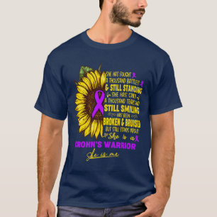 T-shirt Crohns Awareness She is A Crohns Warrior She is Me