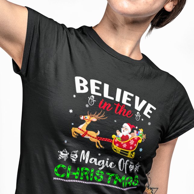T-shirt Croire à la magie de Noël (Créateur téléchargé)