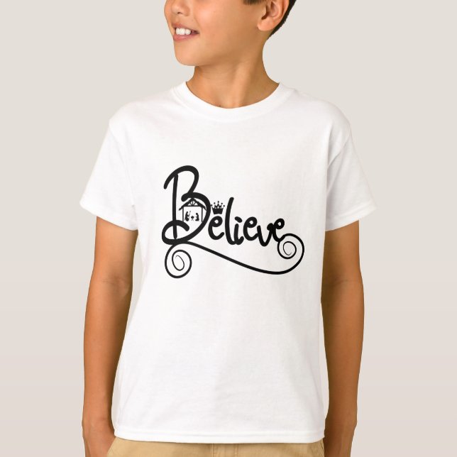 T-shirt Croire à la Nativité de Noël (Devant)