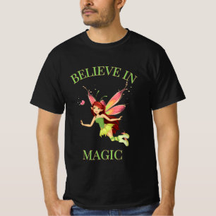 T-shirt Croire en la magie Fée mignonne Papillon Fantaisie