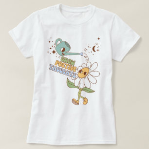 T-shirt Croire Positive Rétro Cottagecore Daisy