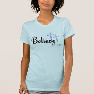 T-shirt Crois aux croix bleues Tee féminin