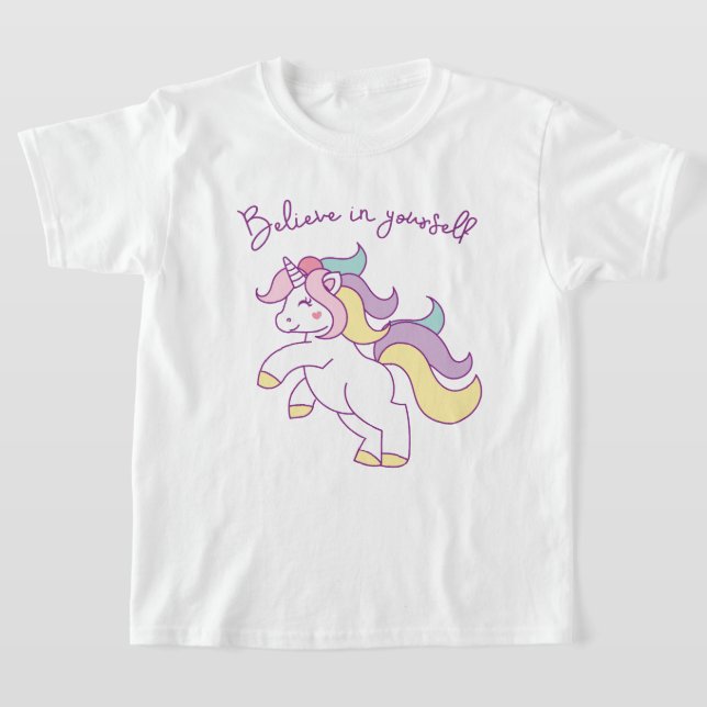 T-shirt Crois en toi-même (Poser)